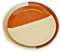ARTIGIANATO VULCANO Piatto marocchino in ceramica set da 2