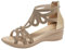 Gladiator Sandals for Women Roman Style Orthotic Sandals Breathable Kitten High Heel Zip up Closed Back Rhinestone Flowers Hollow Fish Mouth Platform Heels Orthopedic Sandals with Arch Support Khaki