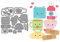 DzIxY Water Cup Paper Box Metal Cutting Dies for Card Making Kit Embossing Paper Die Cuts Scrapbook Machine Stencils Storage Pockets Supplies