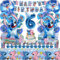 101 Pcs Decoracion Cumpleaños Stitc 6 Años, Kit De Cumpleaños Stitc 6 Años, Globos Stitc Cumpleaños 6 Años, Stitc Cumpleaños 6, Stitc Party, Stitc Fiesta, Stitc Vajilla, Stitc Birthday Party