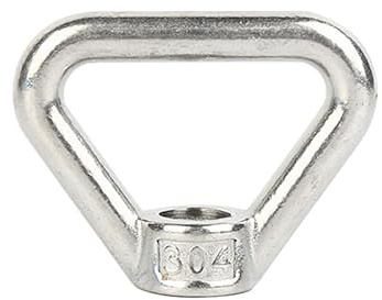 1PC Heavy Duty Lifting Eye nut,Triangle Shaped Screw Fastener,Stainless Steel Lifting Eye nut Triangle Ring Marine Screw Caps M24