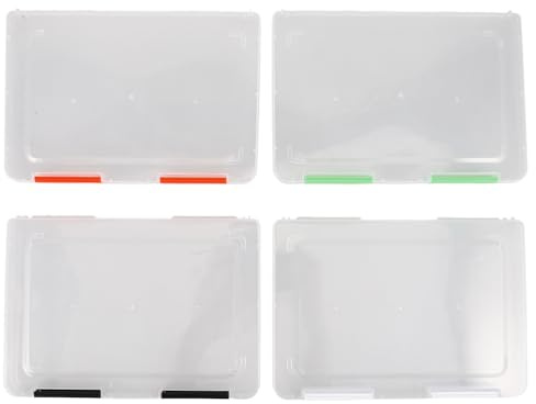 DIYEAH a5 Dokumentenboxen 4 Stück Datenspeicherbox Aktenboxhalter Dokumentenorganisator Magazin Veranstalter Aktentasche Im A5-format Aufbewahrungsorganisator