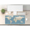 Woutay Mouse Pad,World Map,Non-Slip Rubber Base,Mat for Office Work/Home