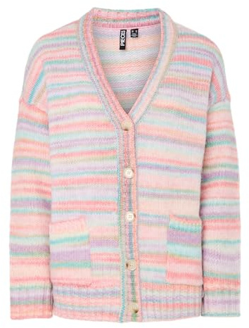 PIECES Damen Pcorman Ls V-Neck Knit Cardigan Pwp Bc