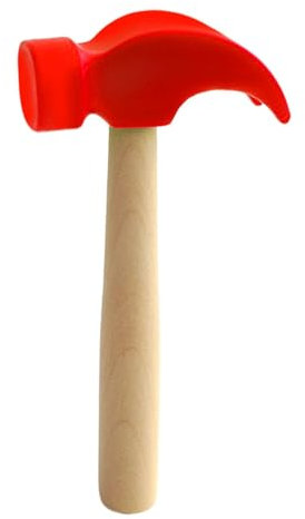 Bohany Juguete de Martillo de Madera,Juguete de mazo de Madera | Juguete de Martillo para niños de simulación,Juguete de mazo pequeño, Martillo portátil para Mejorar la coordinación Mano-