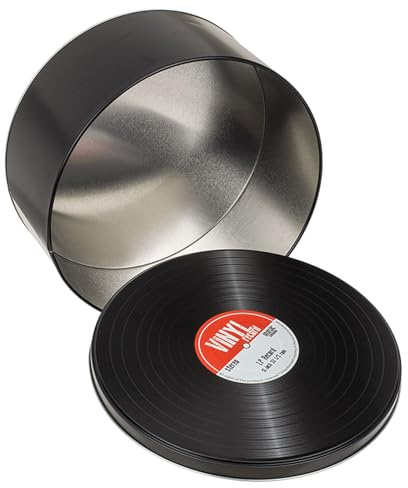 Freak Scene Blechdose Schallplatte Vinyl runde Metall-Dose groß Keksdose Blechbox Aufbewahrung