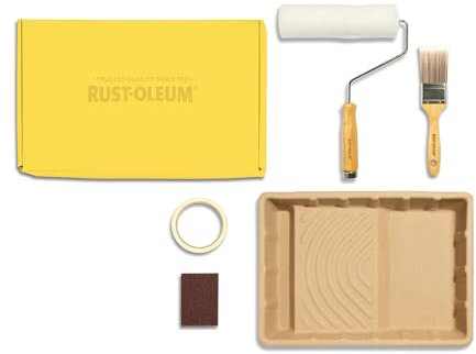 Rust-Oleum Ready to Roll - Eco Paint Kit (Large) - Floor Tile Paint Warming Yellows
