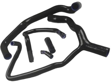Manguera de radiador Compatible Con Citroen Para Xsara N1 2.0L 16V XU10J4 1998 1999 2000 Kit Manguera Radiador Silicona Tubo De Manguera De Refrigerante De Radiador Accesorios Para Coche(Black)