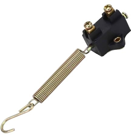 Jiavlyx Interrupteur de lumière de frein tracteur, interrupteur universel 12 V, interrupteur à ressort universel pour voiture, normalement ouvert à tirer, numéro de référence OE/OEM : 180008, 0-579-51