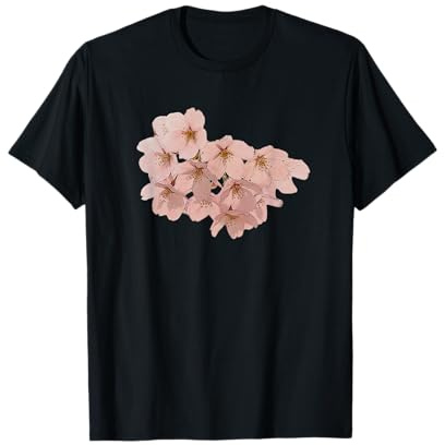 Bello Carino Fiori di Ciliegio Sakura Somei Yoshino Giappone Maglietta
