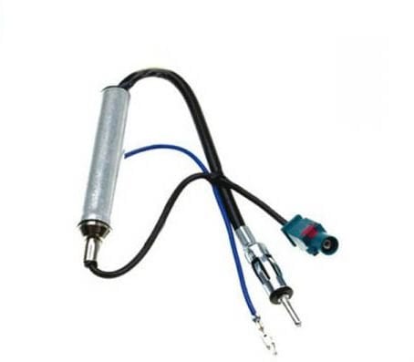Audioproject A191 - Autoradio Antennenadapter Fakra Stecker DIN Phantomeispeisung kompatibel mit VW Audi Skoda Opel Mercedes Peugeot Renault Seat Auto Radio Antenne Adapter Kabel