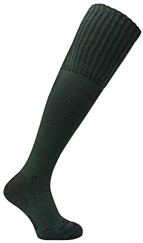 Dr Hunter - Mens Thick Extra Long Over the Knee Padded Sole Wool Blend Thermal Hiking Socks (12-14 uk, DHW-UL)