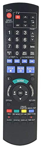 Telecomando di ricambio adatto per Panasonic DVD N2QAYB000460 | N2QAYB000461 | N2QAYB000463 | N2QAYB000464