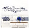 Grandora Wandaufkleber Spruch Gib jedem Tag die Chance I schwarz (BxH) 120 x 31 cm I Wandsticker Flur Wandspruch Wohnzimmer Wandtattoo Aufkleber W5576