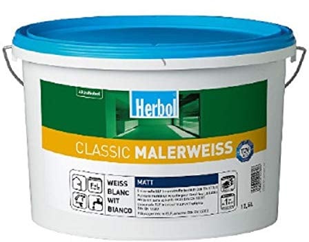 Herbol Classic Malerweiss, DU1 Weiß matt 12,5 L