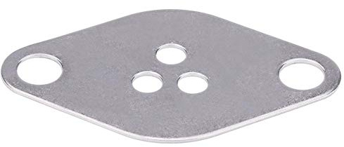 Aramox Piastra valvola EGR per Alfa 1.9 JTD CDTI 8V, Kit guarnizioni Piastra Blocco valvola EGR in Acciaio Inossidabile