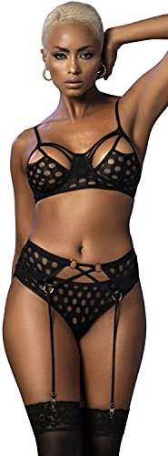 Mapale 8633 Ensemble de 3 pièces, noir, Medium