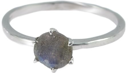 Artipol Ring mit echter Lapis Lazuli europeische Produktion franz.Stil - Schmuck silbern-rhodiniert - Ref 18-06 - größe 52 (16.6)