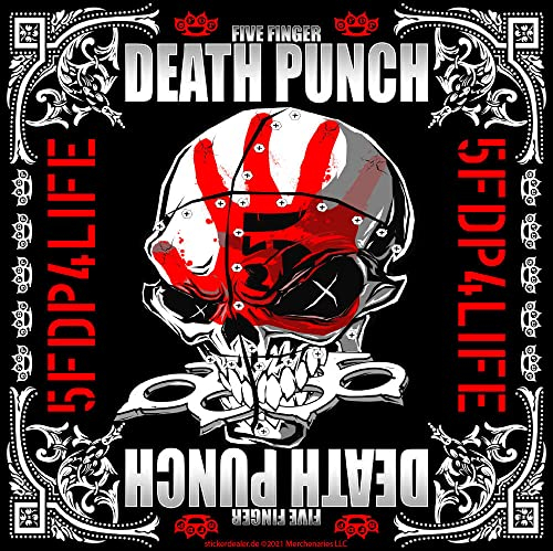 Five Finger Death Punch Aufkleber Metalhead Sticker ca.10x10 cm