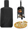 longziming Pizza Oven Cover, 210D Outdoor Pizza Oven Protective Cover Heavy, Weatherproof, Dustproof Pizza Oven Protective cover - 168x63x50cm (AZYBSL-066)