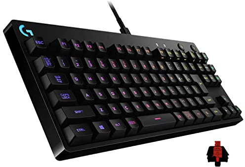 Logicool G-PKB-002LN G PRO X Gaming Keyboard Numeric Keypassless GX Switch Linear Wired Mechanical Keyboard Silent Japanese Layout LIGHTSYNC RGB Detachable Cable