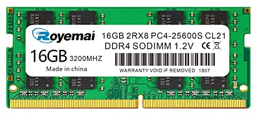DUOMEIQI 16GB DDR4 PC4-25600S 3200MHz 260PIN SODIMM, 1.2V, CL21, 2Rx8, Laptop RAM, Módulo de memoria