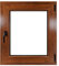 ECOPROF Kellerfenster | Langlebiges Kunststoff-Fenster | Maße 70x80 cm (700x800 mm) | Dreh-Kipp Fenster DIN Rechts | Farbe: Goldene Eiche doppelseitig | 70mm Profil