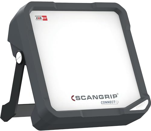 Scangrip Vega 4 Connect 4000 Lumen LED Portable Flood Light, Non-blinding, Power Tool Battery Operated, Compact, Cordless, Waterproof (IP54)