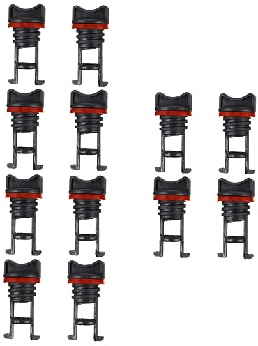 BESPORTBLE 12 STK Kajak-gummis Topfen Bausätze Kajak Stopper Ablassschraube Für Boote Abflussstopfen Kajak Ablassschraube Kajakzubehör Stecker Kajaks Gummistopper Universal- Nylon