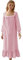 Nanxson Femme Chemise De Nuit Victorienne en Coton pour Chemise De Nuit Vintage Style Princesse Chemise De Nuit à Manches Courtes/Longues(L,Manches Longues Rose)