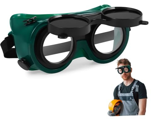 ULTECHNOVO 2St Gläser schutzbrillen besenhalter gießen Schutzbrille für Schweißer Sonnenbrillen für Herren Fernrohr Schweißbrille Augenschutz Helm Ersatz Glas Kind Sicherheitsmaske Plastik