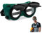 ULTECHNOVO 2St Gläser schutzbrillen besenhalter gießen Schutzbrille für Schweißer Sonnenbrillen für Herren Fernrohr Schweißbrille Augenschutz Helm Ersatz Glas Kind Sicherheitsmaske Plastik
