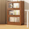 Snaweo Acryl Vitrine, Transparente Schaukasten, Staubdichte Sammlervitrine, Klapp und Schwebeschranktür, Bücherregal for Den Einsatz In Den Lücken Im Haus (Color : Giallo, Size : 60x33x100cm)
