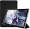 Qiawum Folio Stand Case for Teclast P30T / P30 Tablet 10.1, PU Leather Slim Multi-Viewing Angles Cover with Auto Wake/Sleep Function Hard Back Shell Protective Sleeve
