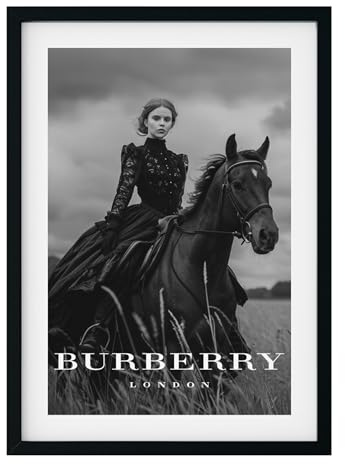 MJ-GRAPHICS® | Mood Poster Set Fashion Luxus - Schwarz-Weiß - Elegant, Luxuriös, Boutique Lifestyle, Pferd - Dekorative Wandkunst Premium für Schlafzimmer Wohnzimmer - A3 Kunstdrucke - ohne Rahmen