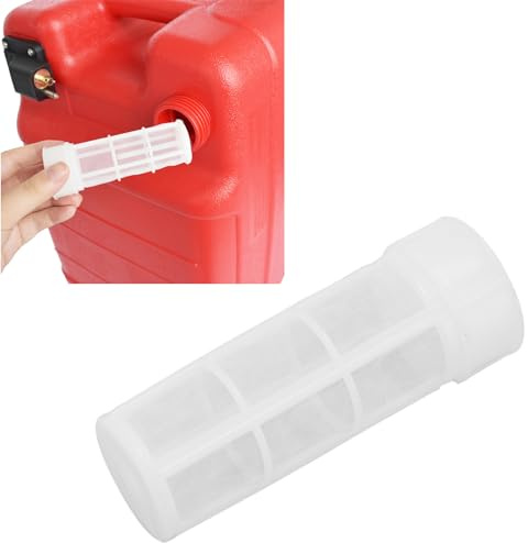 Fuel Tank Mesh Filter for Outboard External Oil Tanks, Antistatic Plastic Inlet Strainer Screen with Compact Size, Effective Filtration