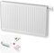 DESIGNO Universalheizkörper Kompakt & Ventilheizkörper Typ 22 -BH-500 x BL-1800 | inkl. Buderus Thermostatkopf - Ventil - Montagezubehör | Wärmeleistung 2.743 Watt