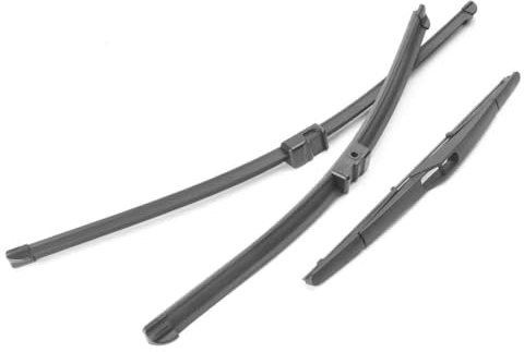 HGMGFYCX Para Opel para Holden para Astra H MK5 2004-2009 12 22 18 3 Piezas Limpiaparabrisas Delantero Y Trasero para Coche Escobilla Iimpiaparabrisas