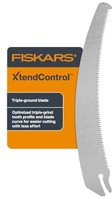 Fiskars XtendControl X1 Replacement Saw Blade, Triple-Ground Tooth Profile for Fast Cutting, Curved Blade for Faster Branch Cuts, Hardened Teeth for Long-Lasting Sharpness