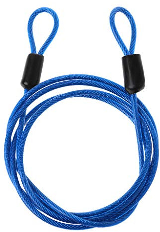 Lock Steel Wire Cable 1m Loop Cycling Bike Protector Anti Theft