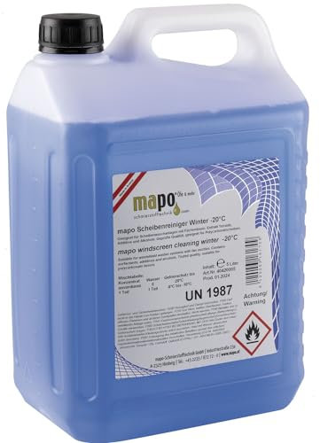 Mapo Auto Scheibenfrostschutz - 20 Grad Frostschutzmittel, Zitrus/Frisch 5l
