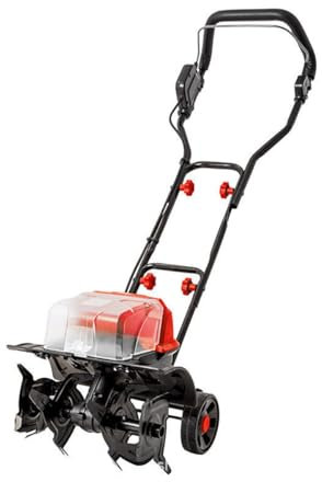 WSNCXFW Micro Tiller, Electric Rototiller Garden Tiller,Small Rotary Tiller,Electric Garden Rototiller,Cordless Tiller Cultivator,40V Lithium Battery Scarifier,for Garden Yard Soil Digging