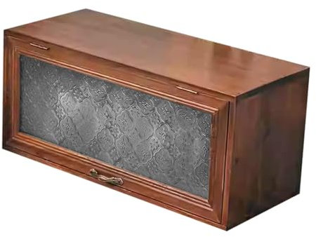 JISADER Gabinete de Almacenamiento Organizador de Mesa Vintage multipropósito múltiple escaparate rústico Organizador de Madera encimera para la Cocina de la