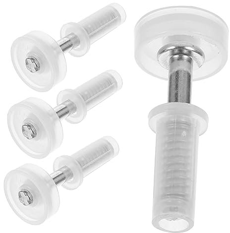 SEWACC Kit de 4 Charnières Pivotantes en Acier Inoxydable pour Portes Pliantes Quincaillerie Solide et Facile à Installer Accessoires de Réparation pour Placards Pliants