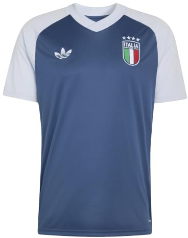adidas FIGC Italy Italien Prematch Trikot Jersey (DE/NL/SE/PL, Alphanumerisch, XL, Regular, Regular, Marine)