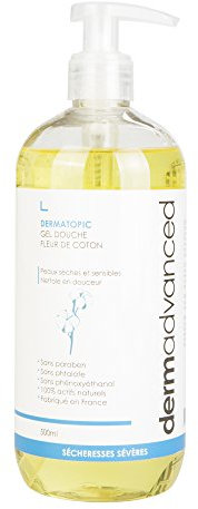 Dermadvanced Dermatopic Gel Douche Fleur de Coton 500 ml