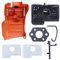 Haishine Kit d'arbre de commutateur de logement de filtre à air pour le couvercle de moteur pour STIHL MS180 MS170 018 017 Pièces de rechange pour Tronçonneuse