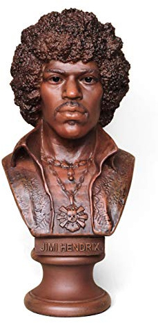 Hal Leonard Purple Galaxy Jimi Hendrix Büste - Resin, Zeitgenössisch, Lila, Musik, Tisch