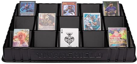 TitanShield (1PK Card Sorting & Dealer Tray, Black)
