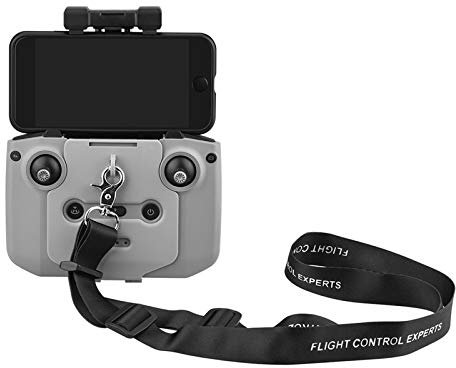 USIRIY Einstellbar Lanyard Drone Romote Controller Tragegurt mit Hakenadapter Für DJI Mavic Mini 2 (Schwarz)